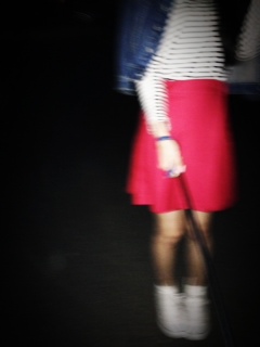 2013年09月24日(Tue) Red skirt.