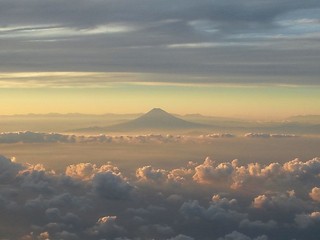 2012年09月27日 (Thu) 富士山と夕陽
